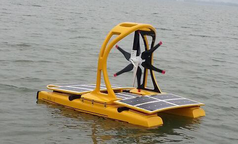 水面清洁机器人借助三轴电子罗盘实现对目标的自动控制